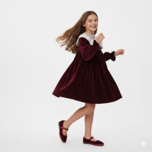 Vestido infantil familia AZAFRAN