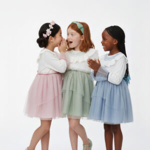 Vestido infantil familia CANELA