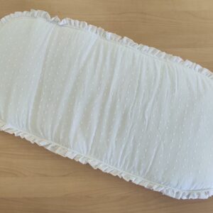 Colchón para capazo tejido plumeti Medida 78 x 37 cm aprox.
