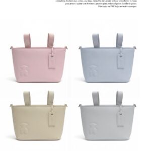 Bolso de polipiel con oso bordado TOUS