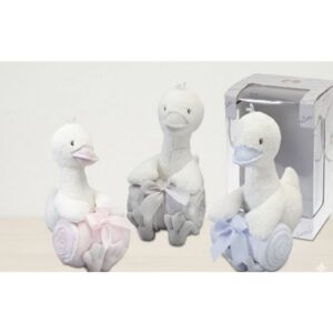 Set de manta 80x 110 cm y peluche patito