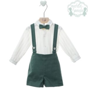 Conjunto niño pantalon corto familia CANELA
